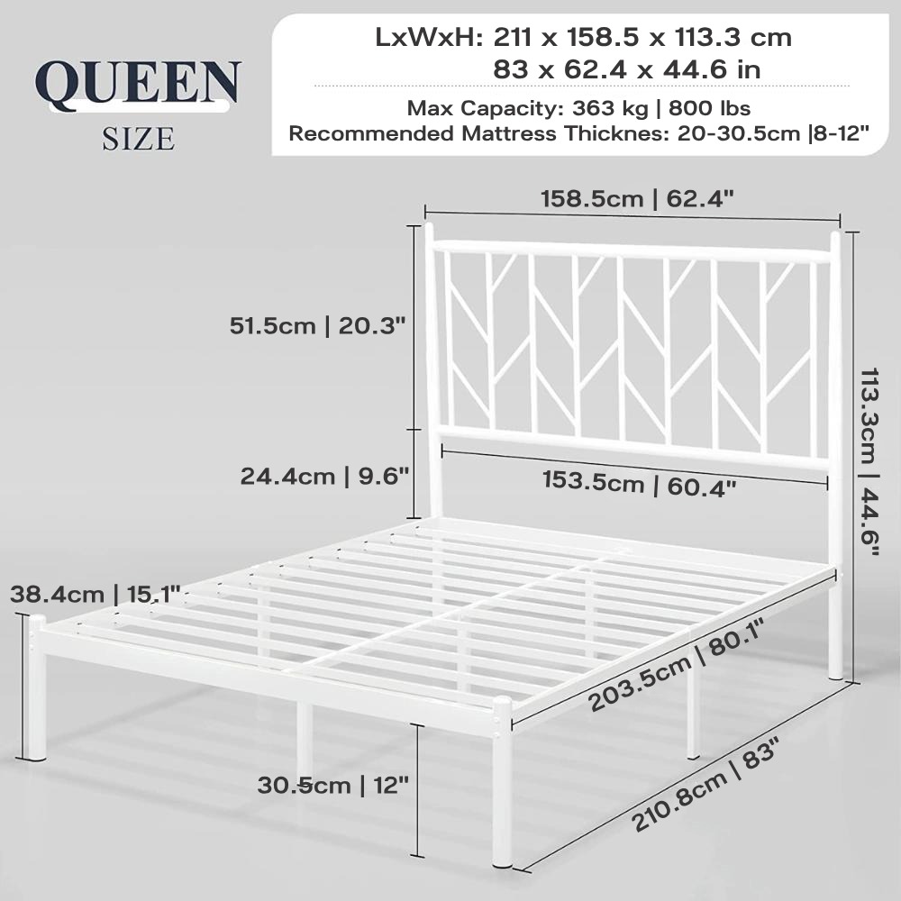 Platform Bed Frame - Full / Black: image 10