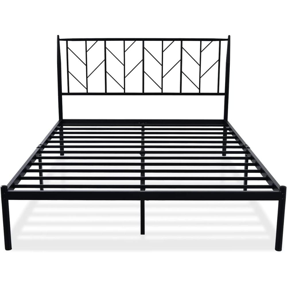Platform Bed Frame - Full / Black: image 11